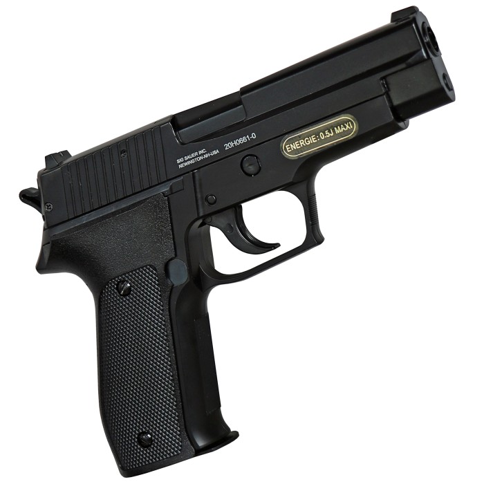 Sig Sauer, Airsoft Pistole, Federdruck, schwarz, 6mm, < 0,5 Joule